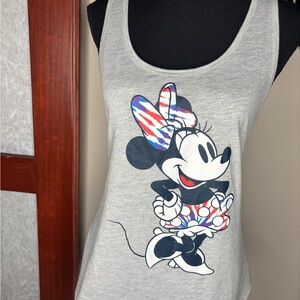 Disney Gray Tank Top with Minnie Mouse